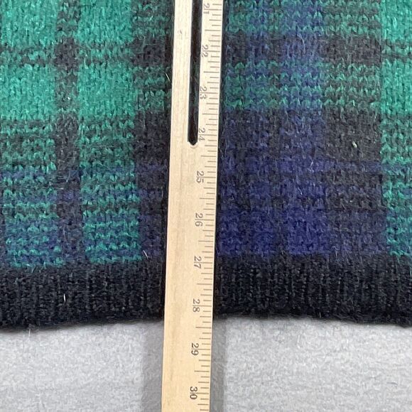 Vintage Sweater Mohair Blend Sweater Wimen Size Large‎ Blackwatch Green 1990’s - Picture 7 of 9